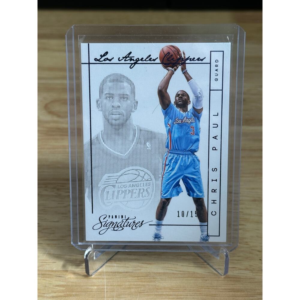 2013-14 Panini Signatures - Chris Paul #66 Blue /15